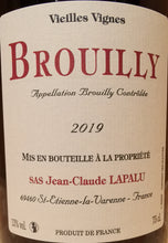 Charger l&#39;image dans la galerie, Brouilly Vieilles Vignes 2022 75cL
