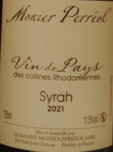 Charger l'image dans la galerie, Vin de Pays des collines Rhodaniennes Syrah 2022 75cl