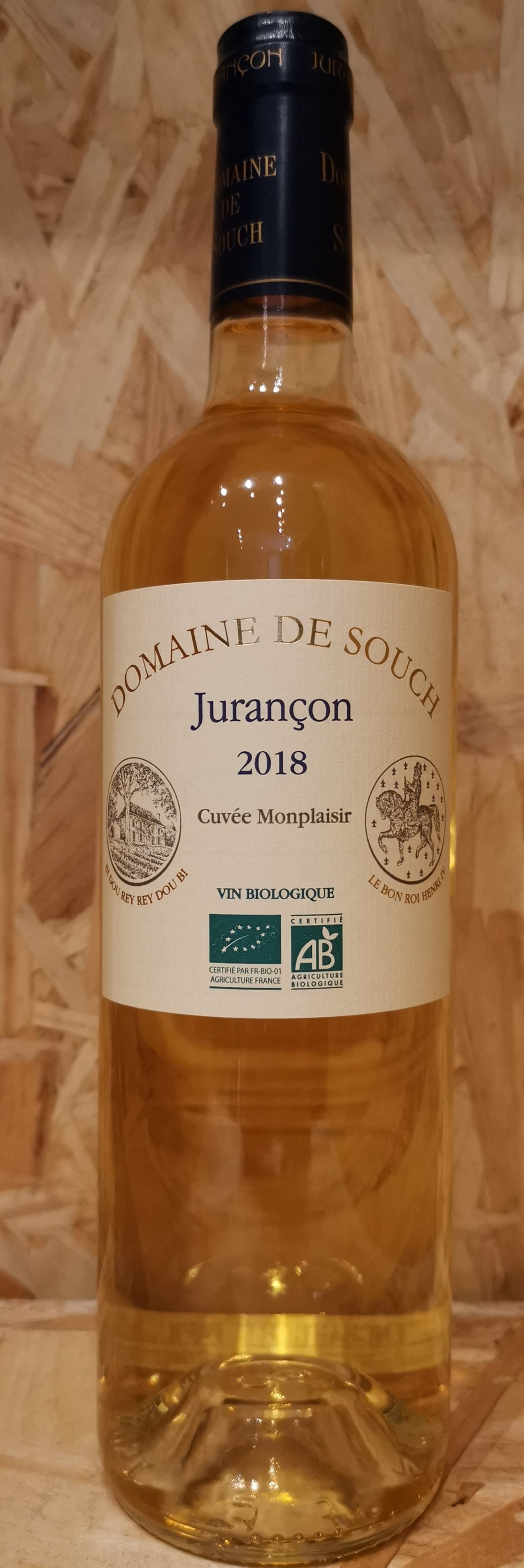 Jurançon Moelleux Cuvée Monplaisir 2018 75 cL