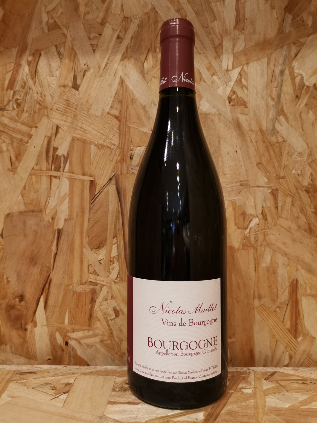 Bourgogne Rouge Nicolas Maillet 2020 75 cL