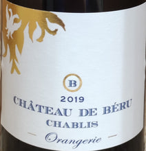 Charger l&#39;image dans la galerie, Chateau de Béru &quot;Orangerie&quot; Chablis 2019 75cl
